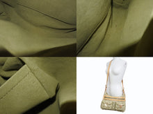 Load image into Gallery viewer, LOUIS VUITTON ルイヴィトン バギーPM ショルダーバッグ M95213 モノグラムデニム カーキ ゴールド 美品 中古 4b005519