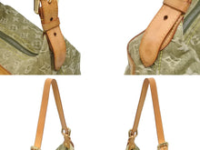 Load image into Gallery viewer, LOUIS VUITTON ルイヴィトン バギーPM ショルダーバッグ M95213 モノグラムデニム カーキ ゴールド 美品 中古 4b005519