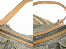Load image into Gallery viewer, LOUIS VUITTON ルイヴィトン バギーPM ショルダーバッグ M95213 モノグラムデニム カーキ ゴールド 美品 中古 4b005519