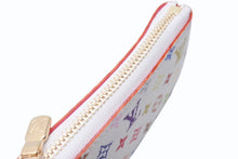 Load image into Gallery viewer, 新品未使用 LOUIS VUITTON ルイヴィトン LVxTM スマホ フォンホルダー 村上隆 2025SS ホワイト マルチカラー PVC ゴールド金具 中古 4b005530