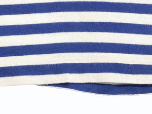PLAY COMME des GARCONS KIDS プレイ コムデギャルソンキッズ BORDER LS TEE 長袖Tシャツ ホワイト ブルー 中古 4b005531
