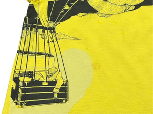 LOUIS VUITTON ルイヴィトン 気球デザイン キッズＴシャツ RM111K MSJR99JE9 イタリア製 希少 コットン イエロー サイズ4 美品 中古 4b005533