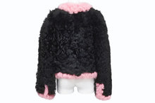 Load image into Gallery viewer, 極美品 CHANEL シャネル ラムファージャケット ココマーク 2021 ピンク ブラック サイズ34 P71634C63182 中古 4b005543