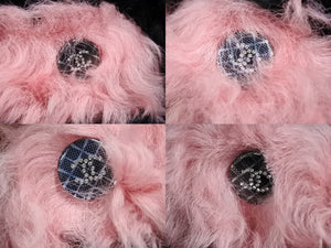 極美品 CHANEL シャネル ラムファージャケット ココマーク 2021 ピンク ブラック サイズ34 P71634C63182 中古 4b005543