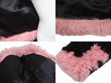 Load image into Gallery viewer, 極美品 CHANEL シャネル ラムファージャケット ココマーク 2021 ピンク ブラック サイズ34 P71634C63182 中古 4b005543