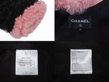 Load image into Gallery viewer, 極美品 CHANEL シャネル ラムファージャケット ココマーク 2021 ピンク ブラック サイズ34 P71634C63182 中古 4b005543