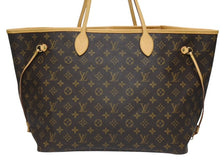 Load image into Gallery viewer, 極美品 LOUIS VUITTON ルイヴィトン ネヴァーフルGM トートバッグ M40992 モノグラム キャンバス ブラウン 中古 4b005546