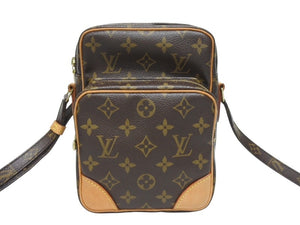 LOUIS VUITTON ルイヴィトン アマゾン ショルダーバッグ モノグラム M45236 ブラウン ゴールド金具 美品 中古 4b005547