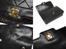 Load image into Gallery viewer, CHANEL シャネル マトラッセ25 ダイアナ Sフラップ Sチェーンショルダーバッグ 7番台 ココマーク ラムスキン ブラック 美品 中古 4b005549