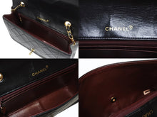 Load image into Gallery viewer, CHANEL シャネル マトラッセ25 ダイアナ Sフラップ Sチェーンショルダーバッグ 7番台 ココマーク ラムスキン ブラック 美品 中古 4b005549