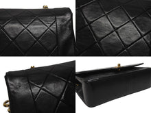 Load image into Gallery viewer, CHANEL シャネル マトラッセ25 ダイアナ Sフラップ Sチェーンショルダーバッグ 7番台 ココマーク ラムスキン ブラック 美品 中古 4b005549