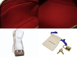 新品同様 LOUIS VUITTON ルイヴィトン ハンドバッグ M46234 スピーディバンドリエール 20 ブラウン モノグラム 中古 4b005552