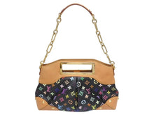 Load image into Gallery viewer, LOUIS VUITTON ルイヴィトン ショルダーバッグ ジュディMM ノワール 村上隆 M40256 モノグラムマルチカラー ブラック 美品 中古 4b005558