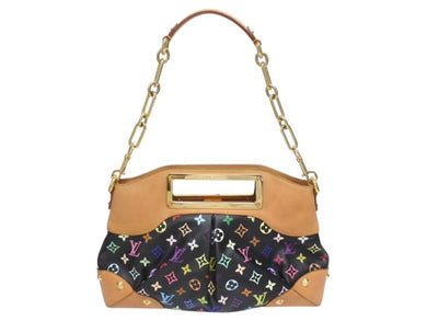 LOUIS VUITTON ルイヴィトン ショルダーバッグ ジュディMM ノワール 村上隆 M40256 モノグラムマルチカラー ブラック 美品 中古 4b005558