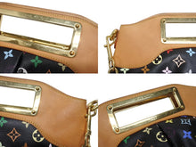 Load image into Gallery viewer, LOUIS VUITTON ルイヴィトン ショルダーバッグ ジュディMM ノワール 村上隆 M40256 モノグラムマルチカラー ブラック 美品 中古 4b005558