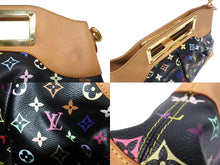 Load image into Gallery viewer, LOUIS VUITTON ルイヴィトン ショルダーバッグ ジュディMM ノワール 村上隆 M40256 モノグラムマルチカラー ブラック 美品 中古 4b005558