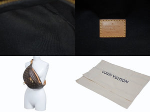 LOUIS VUITTON ルイヴィトン ボディバッグ M43644 バムバッグ ブラウン モノグラムキャンバス 美品 中古 4b005561