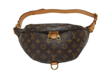 Load image into Gallery viewer, LOUIS VUITTON ルイヴィトン ボディバッグ M43644 バムバッグ ブラウン モノグラムキャンバス 美品 中古 4b005561