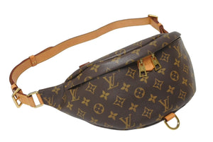 LOUIS VUITTON ルイヴィトン ボディバッグ M43644 バムバッグ ブラウン モノグラムキャンバス 美品 中古 4b005561