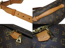Load image into Gallery viewer, LOUIS VUITTON ルイヴィトン ボディバッグ M43644 バムバッグ ブラウン モノグラムキャンバス 美品 中古 4b005561