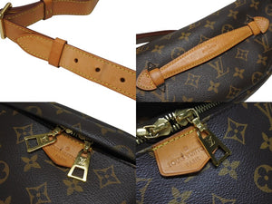 LOUIS VUITTON ルイヴィトン ボディバッグ M43644 バムバッグ ブラウン モノグラムキャンバス 美品 中古 4b005561