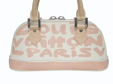 Load image into Gallery viewer, LOUIS VUITTON ルイヴィトン ハンドバッグ モノグラム グラフィティ アルマPM オリゾンタル ベージュ M92178 美品 中古 4b005562