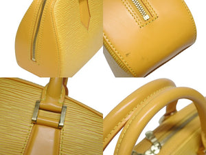 LOUIS VUITTON ルイヴィトン ジャスミン エピ ハンドバッグ M52089ゴールド金具 タッシリ イエロー 美品 中古 4b005566