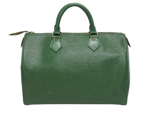 LOUIS VUITTON ルイヴィトン スピーディ30 ハンドバッグ M43004 カバン エピ グリーン レザー 美品 中古 4b005568