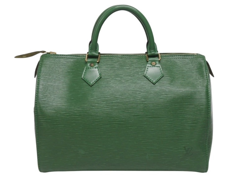 LOUIS VUITTON ルイヴィトン スピーディ30 ハンドバッグ M43004 カバン エピ グリーン レザー 美品 中古 4b005568