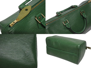 LOUIS VUITTON ルイヴィトン スピーディ30 ハンドバッグ M43004 カバン エピ グリーン レザー 美品 中古 4b005568