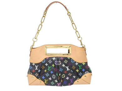 極美品 LOUIS VUITTON ルイヴィトン ショルダーバッグ ジュディMM ノワール 村上隆 M40256 モノグラムマルチカラー ブラック 中古 4b005571