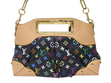 Load image into Gallery viewer, 極美品 LOUIS VUITTON ルイヴィトン ショルダーバッグ ジュディMM ノワール 村上隆 M40256 モノグラムマルチカラー ブラック 中古 4b005571