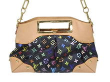 Load image into Gallery viewer, 極美品 LOUIS VUITTON ルイヴィトン ショルダーバッグ ジュディMM ノワール 村上隆 M40256 モノグラムマルチカラー ブラック 中古 4b005571