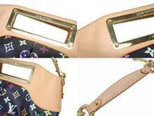 Load image into Gallery viewer, 極美品 LOUIS VUITTON ルイヴィトン ショルダーバッグ ジュディMM ノワール 村上隆 M40256 モノグラムマルチカラー ブラック 中古 4b005571