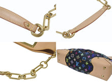 Load image into Gallery viewer, 極美品 LOUIS VUITTON ルイヴィトン ショルダーバッグ ジュディMM ノワール 村上隆 M40256 モノグラムマルチカラー ブラック 中古 4b005571