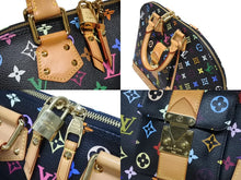 Load image into Gallery viewer, 極美品 LOUIS VUITTON ルイヴィトン 村上隆 アルマGM ハンドバッグ M40442 モノグラム マルチカラー ブラック 中古 4b005572