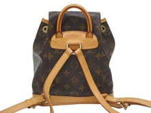 Load image into Gallery viewer, 極美品 LOUIS VUITTON ルイヴィトン ミニモンスリ リュック バックパック M51137 モノグラム ブラウン 中古 4b005578