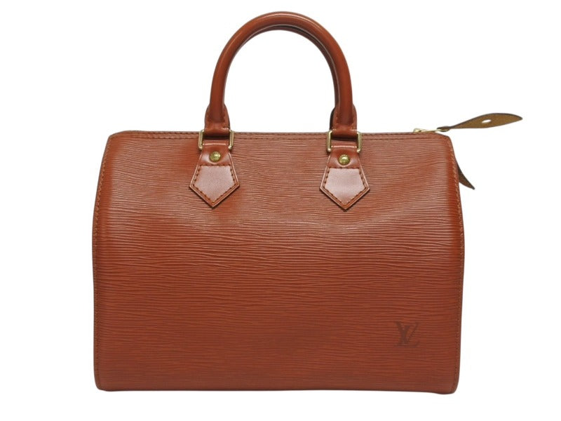 LOUIS VUITTON ルイヴィトン スピーディ25 ハンドバッグ ミニボストンバッグ エピレザー M43013 ブラウン 美品 中古 4b005586