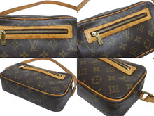 Load image into Gallery viewer, LOUIS VUITTON ルイヴィトン ポシェットシテ ワンショルダーバッグ M51183 モノグラムキャンバス レザー ブラウン 美品 中古 4b005588