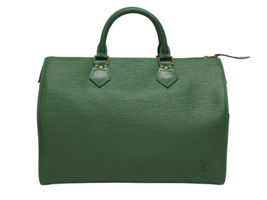 LOUIS VUITTON ルイヴィトン スピーディ30 ハンドバッグ M43004 カバン エピ グリーン レザー 美品 中古 4b005591