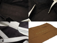 Load image into Gallery viewer, GUCCI グッチ GGキャンバス ハンドバッグ トートバッグ 232957 493492 キャンバス レザー ベージュ ゴールド シルバー金具 美品 中古 4b005594