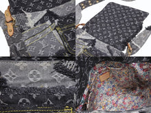 Load image into Gallery viewer, 新品同様 LOUISVUITTON ルイヴィトン パッチワーク ポスティ メッセンジャーバッグ M95375 モノグラムデニム グレー 中古 4b005595