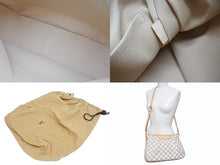 Load image into Gallery viewer, 新品同様 LOUIS VUITTON ルイヴィトン シラクーサPM ショルダーバッグ N41113 ダミエアズールキャンバス ホワイト ベージュ 中古 4b005597