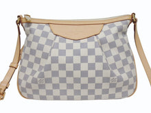 Load image into Gallery viewer, 新品同様 LOUIS VUITTON ルイヴィトン シラクーサPM ショルダーバッグ N41113 ダミエアズールキャンバス ホワイト ベージュ 中古 4b005597