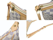 Load image into Gallery viewer, 新品同様 LOUIS VUITTON ルイヴィトン シラクーサPM ショルダーバッグ N41113 ダミエアズールキャンバス ホワイト ベージュ 中古 4b005597