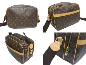 極美品 LOUIS VUITTON ルイヴィトン ショルダーバッグ リポーターPM M45254 モノグラムキャンバス ブラウン 中古 4b005599
