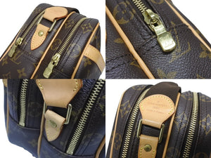 極美品 LOUIS VUITTON ルイヴィトン ショルダーバッグ リポーターPM M45254 モノグラムキャンバス ブラウン 中古 4b005599