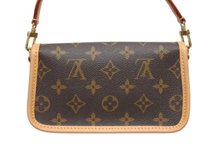 極美品 LOUIS VUITTON ルイヴィトン ナノディアンヌ 2WAY ショルダーバッグ ハンドバッグ モノグラム M83298 モノグラム ブラウン 中古 4b005600