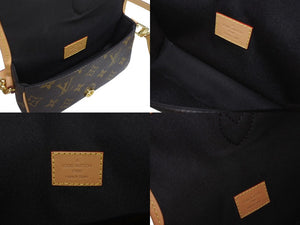 極美品 LOUIS VUITTON ルイヴィトン ナノディアンヌ 2WAY ショルダーバッグ ハンドバッグ モノグラム M83298 モノグラム ブラウン 中古 4b005600