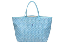 Load image into Gallery viewer, 極美品 GOYARD ゴヤール SAINT LOUIS GM サンルイGM トートバッグ ターコイズ PVC レザー 2024年限定 中古 4b005606